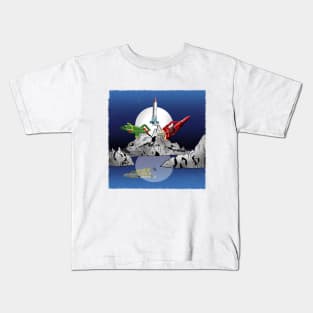 Thunderbirds Tracy Island Kids T-Shirt